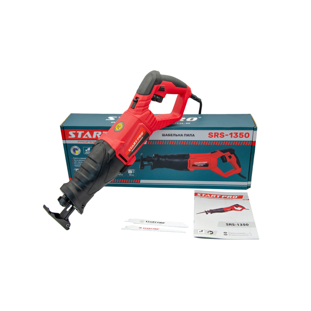 Пила шабельна START PRO SRS-1350 28 мм 1350 Вт Гарантія