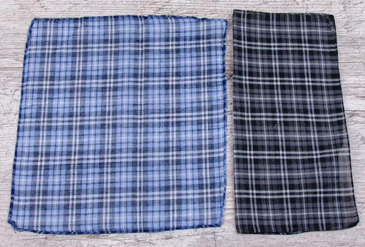 Носові хустки бавовна розмір 35 на 37 см (від 10 шт.)