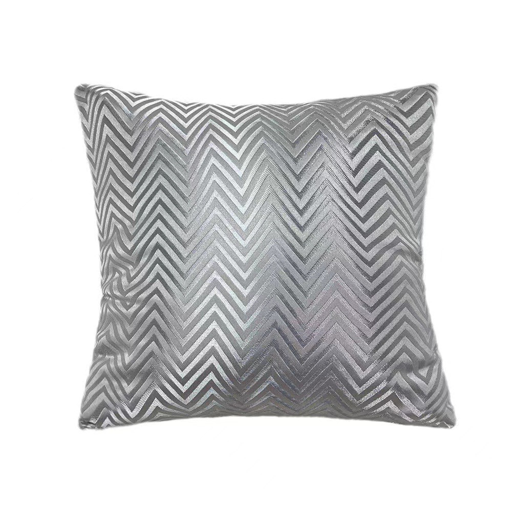 Наволочка декоративна на подушку Стильний чохол на подушку Сучасна дизайнерська наволочка 45*45 Сірий, фото 1