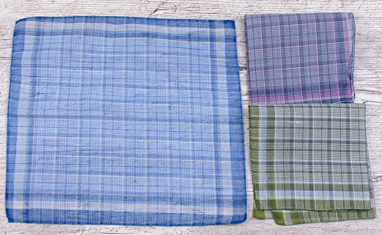 Носові хустки бавовна розмір 35 на 37 см (від 10 шт.)