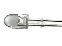 Світлодіод холодно-білий FYL-5083 UWC* (овальний, прозорий), 30°/75° FORYARD