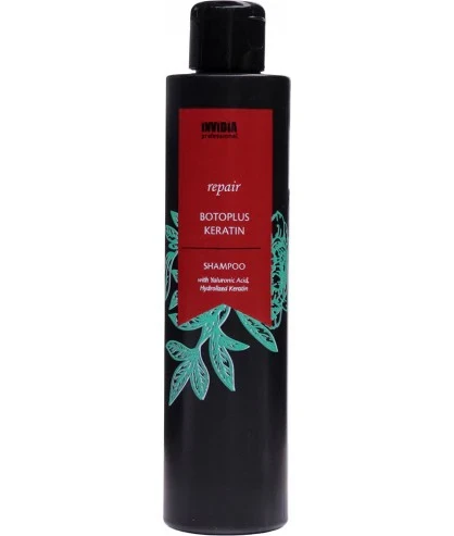 Шампунь відновлюючий Invidia Botoplus Keratin Shampoo для пошкодженого волосся 200ml, фото 1