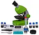 Мікроскоп Bresser Junior 40x-640x Green  з набором для дослідів і адаптером для смартфона, фото 8