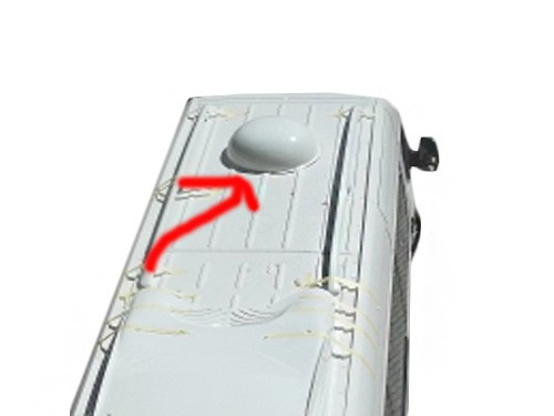 Шапка (під фарбування) для Volkswagen Crafter 2006-2017рр, фото 1