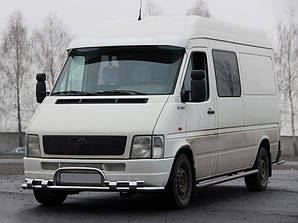 Передній захист ST020 (нерж) для Volkswagen LT 1996-2006 рр