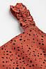 Укорочений топ теракотовий плямистий H&M 158/164, 170см, фото 3