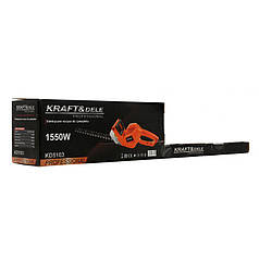 Електричний кущоріз для живоплоту 1550 Вт Kraft&Dele KD5103 кущорізка