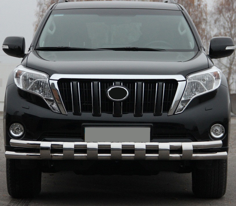 Передній захист ST016-2 (нерж) для Toyota Land Cruiser Prado 150