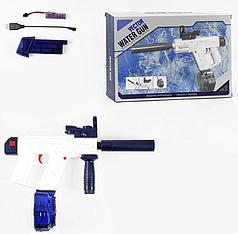 Водний детячий пістолет WATER GUN 518-7 з прицілом, 2 ємності для води, на акумуляторі, 3+.