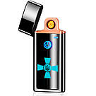 Сенсорна запальничка USB герб України в подарунковому пакованні LG-496U2, фото 2