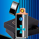 Сенсорна запальничка USB герб України в подарунковому пакованні LG-496U2, фото 3