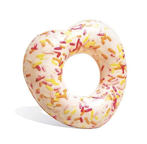 Надувний дитячий круг Intex 56253 "Donat Heart" 94 см з ручками (9+), фото 1