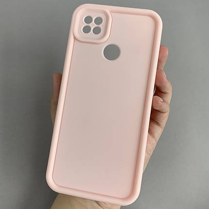 Чохол для Xiaomi Redmi 9C силіконовий чохол з великими бортиками на телефон сяомі редмі 9с рожевий n5v, фото 1