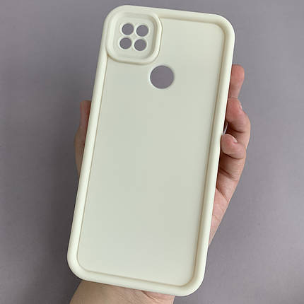 Чохол для Xiaomi Redmi 9C силіконовий чохол з великими бортиками на телефон сяомі редмі 9с молочний n5v, фото 1