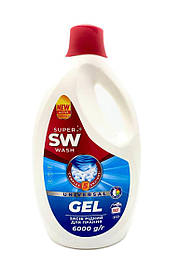 Гель для прання Super Wash Universal 6 л (новий дизайн)