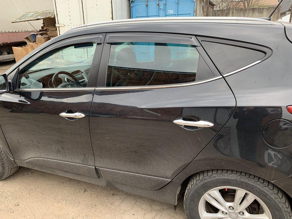 Нижня окантовка вікон (6 шт, нерж.) OmsaLine - Італійська нержавійка для Hyundai IX-35 2010-2015рр