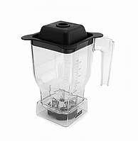 Чаша для блендера JTC, 1.5 літра з ножами, прозора (Бісфенол відсутній)