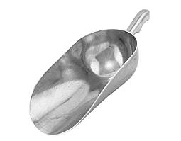 Алюмінієвий Совок для сипучих і льоду 340 гр, 220 мм