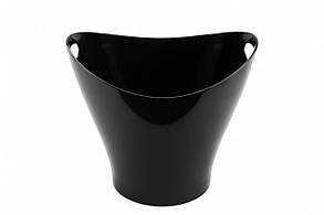 Відро для льоду із полікарбонату чорне 6 л