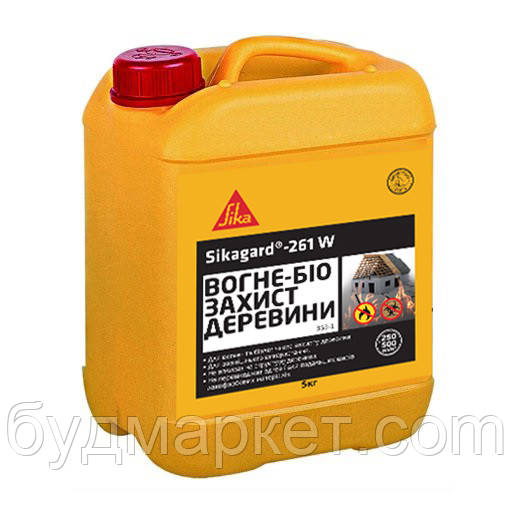 Антисептик Sikagard-261 W Ka "Огнебіозахист" зовнішній 5 л
