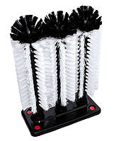 Комерційний йорж для миття склянок потрійний, 185×85×255 мм