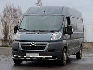 Передня дуга ST015 (нерж.) для Fiat Ducato 2006-2024 та рр