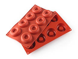 Форма силіконова Профі Пончик 62 мм 8 комірок