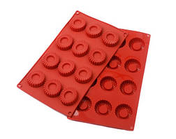 Форма силіконова Профі Саварін 43 мм 12 комірок