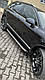 Бокові пороги BlackLine (2 шт, алюміній) для Volkswagen Touareg 2010-2018 рр, фото 3