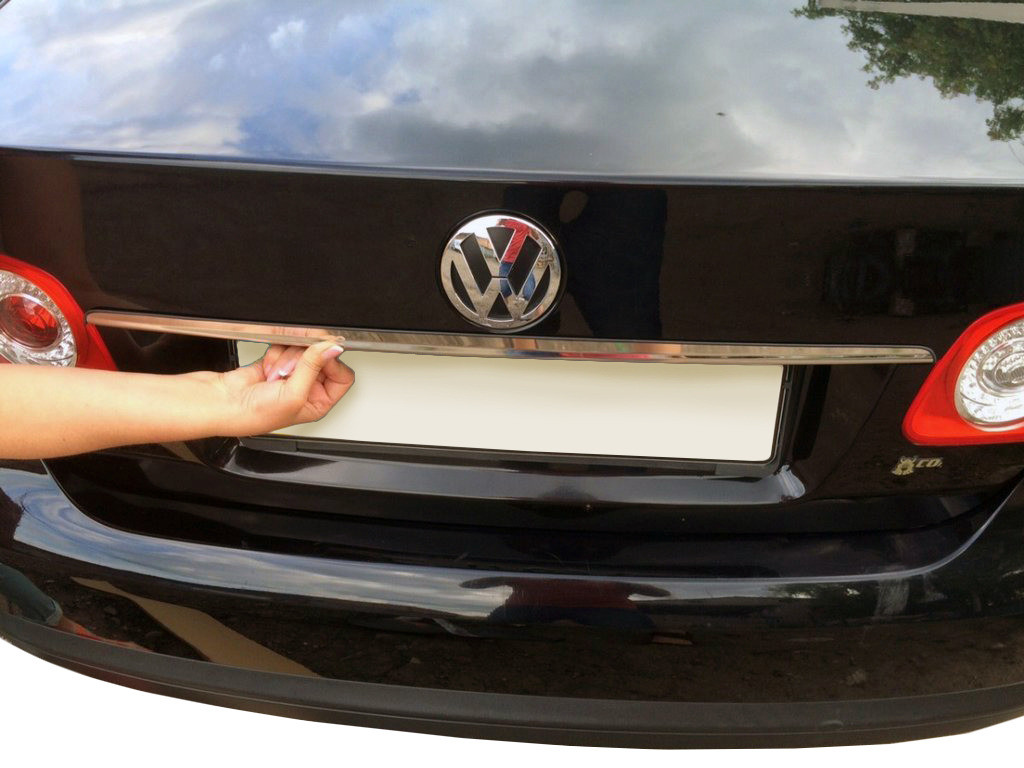 Планка над номером (нерж) для Volkswagen Jetta 2006-2011 рр