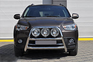 Кенгурятник WT018 (нерж.) для Mitsubishi ASX 2010-2023 рр