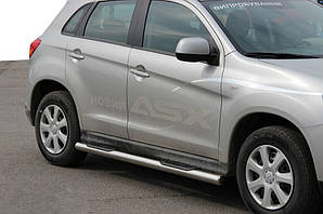 Бічні труби BB002 (2 шт., нерж.) для Mitsubishi ASX 2010-2023 рр