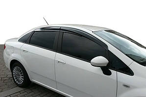 Вітровики (4 шт., Sunplex Sport) для Fiat Linea 2006-2018 рр