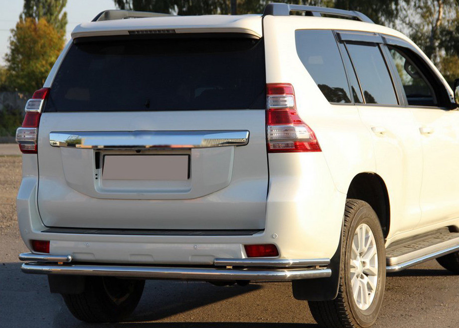 Задня дуга AK005-2 (нерж) для Toyota Land Cruiser Prado 150