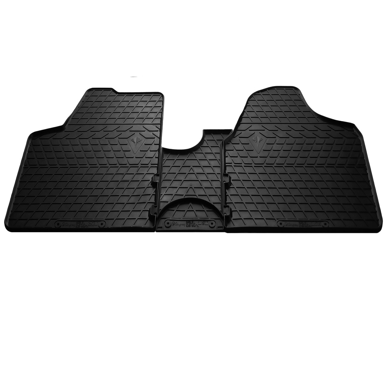 Гумові килимки (3 шт, Stingray) Premium - без запаху гуми для Peugeot Expert 2007-2017 рр, фото 1