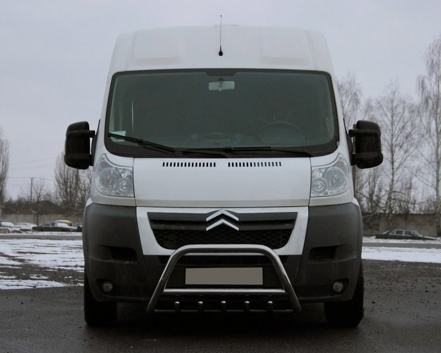 Передня дуга WT003 (нерж.) для Peugeot Boxer 2006-2024 та рр, фото 1