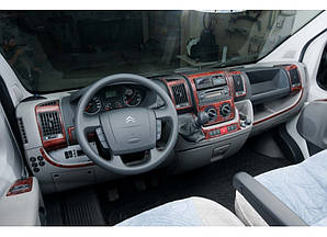 Накладки на панель (2006-2014) Алюміній для Fiat Ducato 2006-2024 та 2014-2024 рр