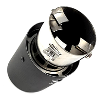 Насадка на глушник AKRAPOVIC V2 (Акрапович) Карбон (мат), 63/89 мм, фото 4