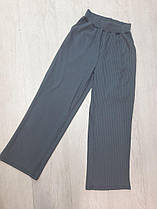 Опт Брюки кльошь  для дівчат, р. 122-152, сірі