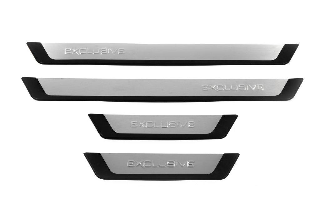 Накладки на пороги Flexill (4шт) Exclusive для Toyota Rav 4 2006-2013 років