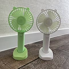Портативний ручний міні-вентилятор на підставці зі змінним акумулятором ST-09