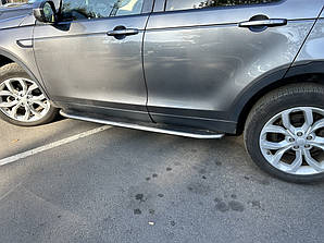 Бокові пороги OEM V1 (2 шт, алюм.) для Land Rover Discovery Sport