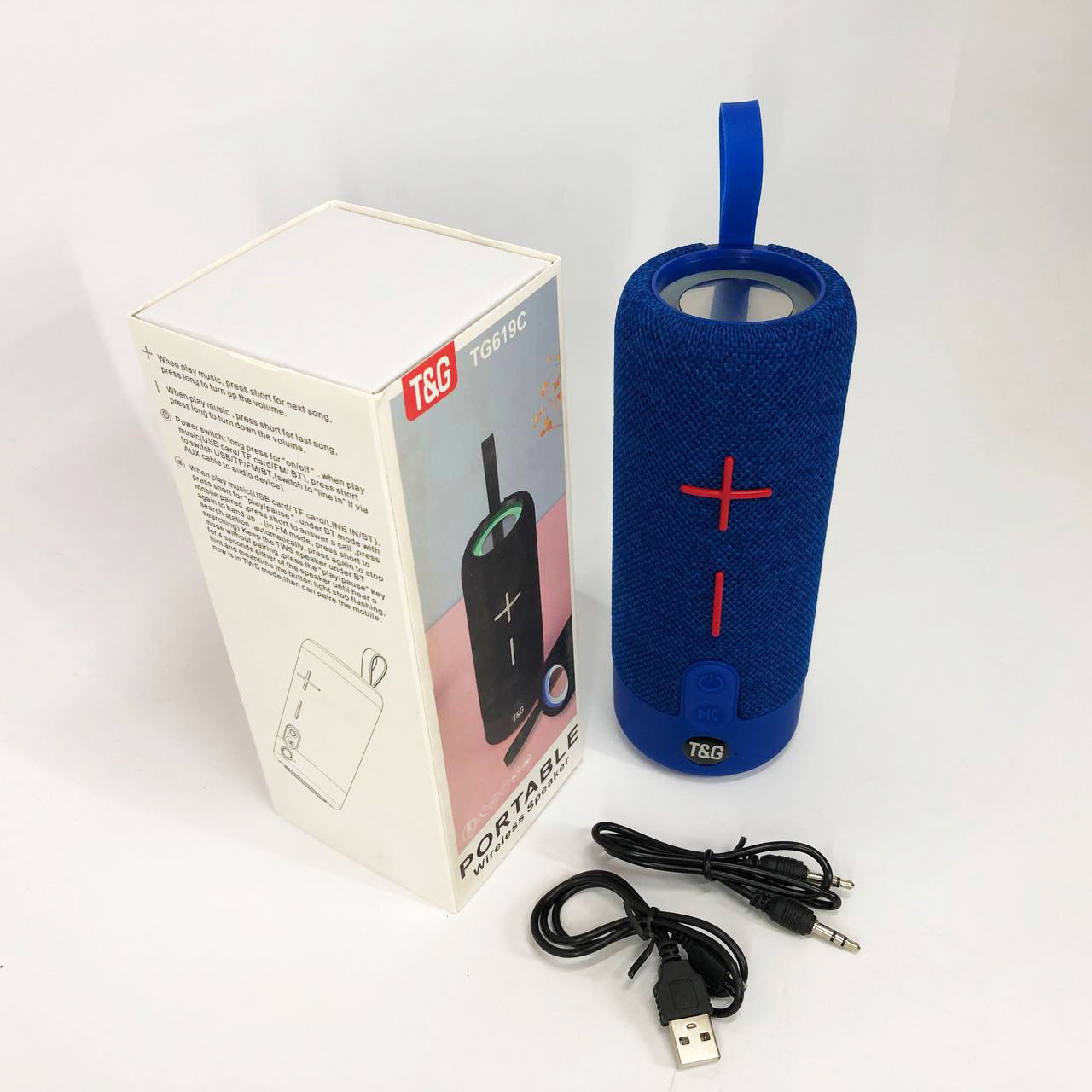 Колонка блютуз світлова, Bluetooth колонка з якісним звуком і підсвічуванням для вечірок з ду GE-48, фото 1