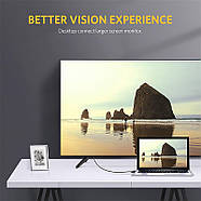 Кабель DVI Male на DVI Male 24+1/24+5 двонаправлений UGREEN Cable Gold Plated 2K60Hz 1.5м (чорний) DV101, фото 2