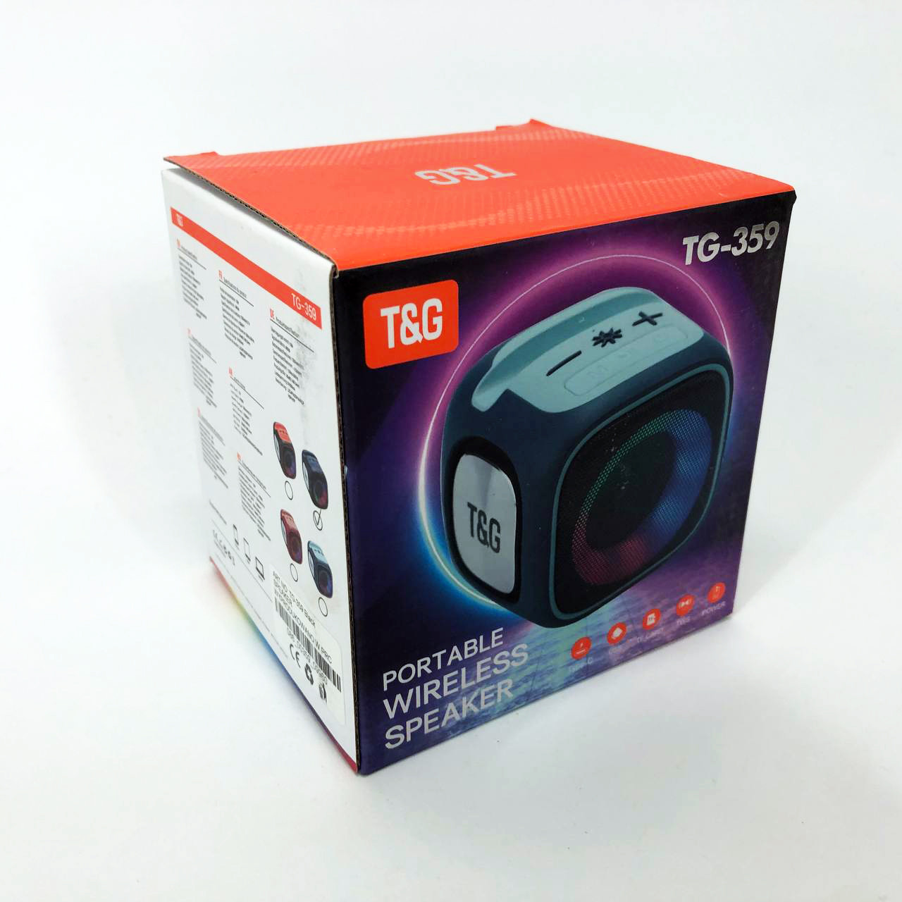 Колонка блютуз оригінал TG359, Bluetooth стерео колонка з функцією радіо, Блютуз колонка DX-955 з флешкою