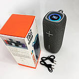 Bluetooth колонка з різнокольоровим підсвічуванням зі стереозвуком TG654, Маленька колонка для вулиці YW-98, фото 4