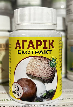 Агарик бразильський екстракт Фунгодоктор, 60 капсул, фото 3