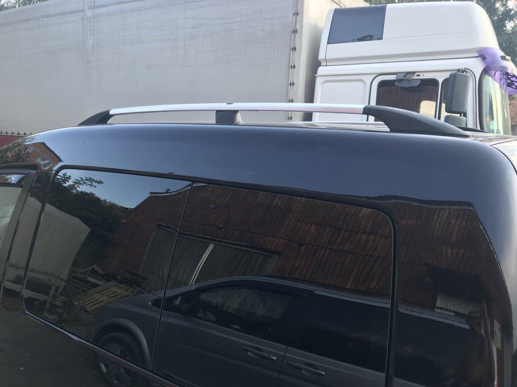 Рейлінги Хром Максі, Металеві ніжки для Volkswagen Caddy 2004-2010 рр