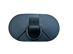 Буксир для човни пвх з пластиковим кільцем АКВА еліпс чорний