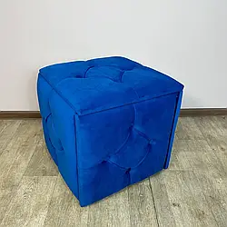 Пуф-трансформер 5 в 1 каретна стяжка каркас білий синій